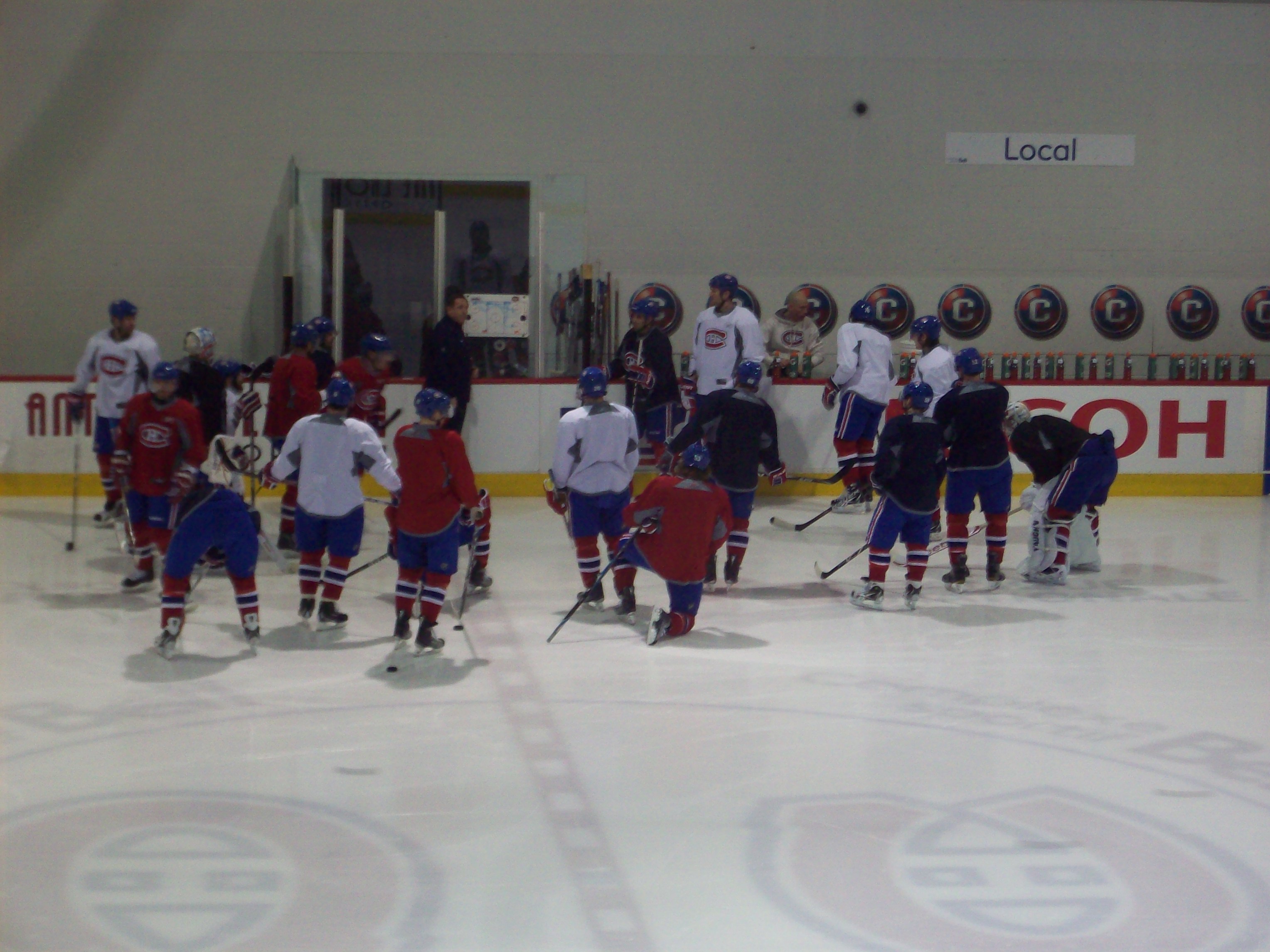 Playoff Prep, Attending Habs Practice