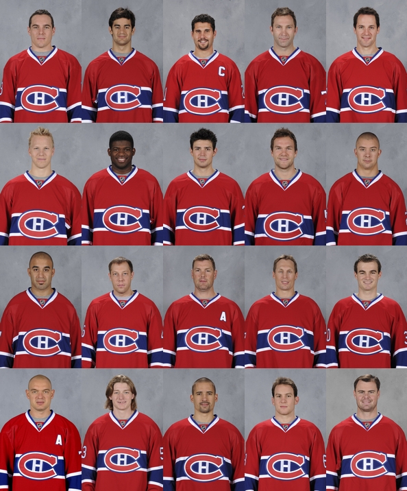 Montreal Canadiens Opening Day Roster 2011-12