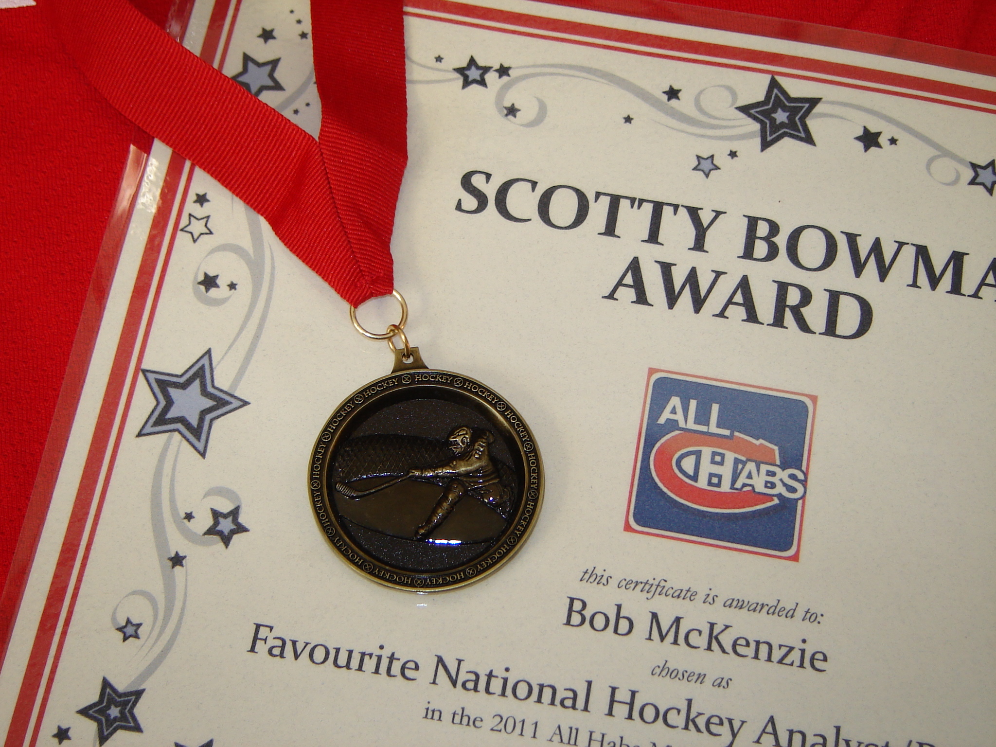 Winners of 2011 All Habs Media Awards