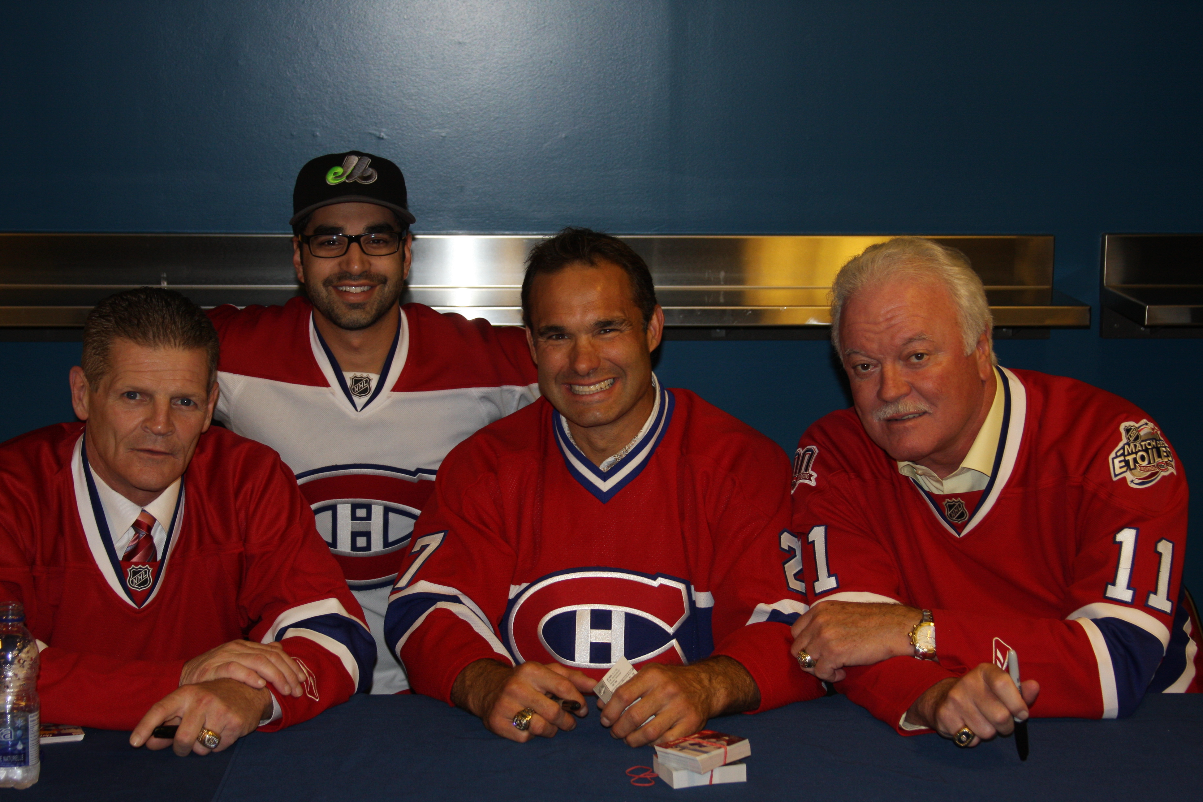 All Habs Team Visits New Molson Ex Zone