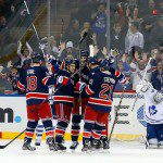 Rangers goal celebration