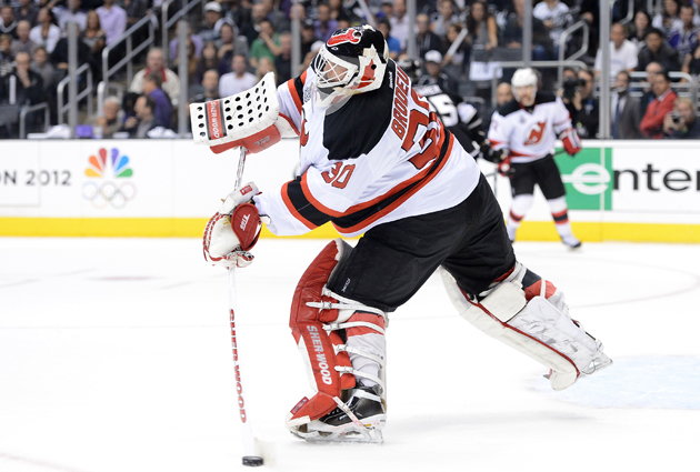 Martin Brodeur Returns from Injury, to Score a Goal