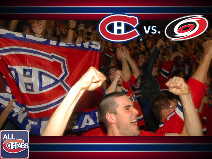 GameDay: Habs vs Hurricanes Lineups, Price, Bouillon, Gionta