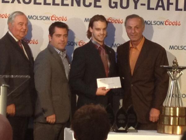 The Montreal Canadiens and Molson/Coors announce the Guy Lafleur Awards of Excellence and Merit for 2012-13