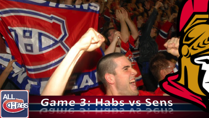 Playoff GameDay: Habs vs Senators, Game 3 Preview, Lineups, Price, White