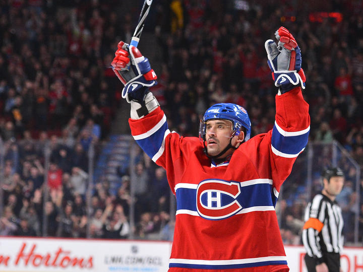 Molson Cup for December Presented to Tomas Plekanec