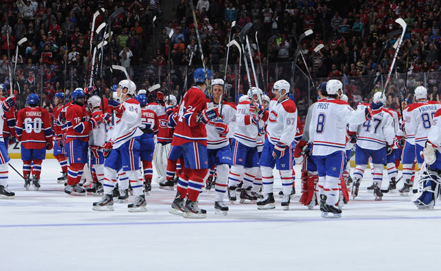 Canadiens Red vs White Scrimmage at the Bell Centre