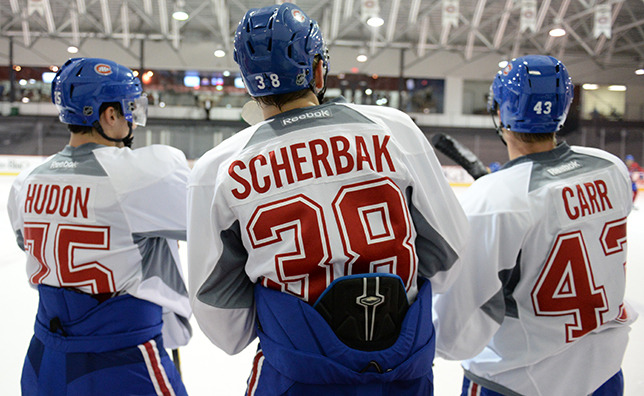 Charles Hudon, Nikita Scherbak, Daniel Carr