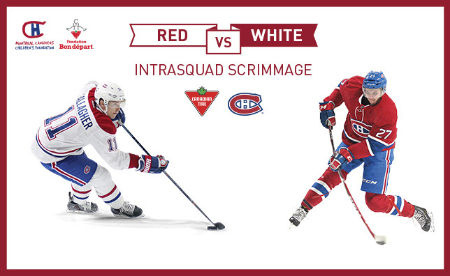 Canadiens Red vs White Intrasquad Scrimmage