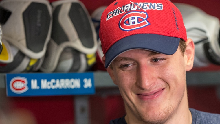 Canadiens Assign Nine Players to IceCaps Including Carr, McCarron