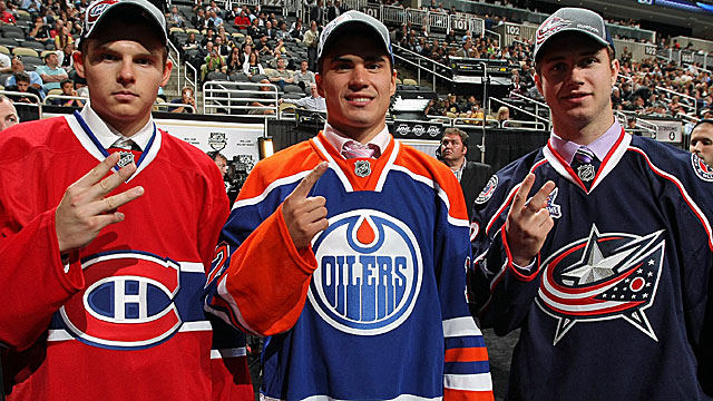 Alex Galchenyuk, Nail Yakupov, Ryan Murray