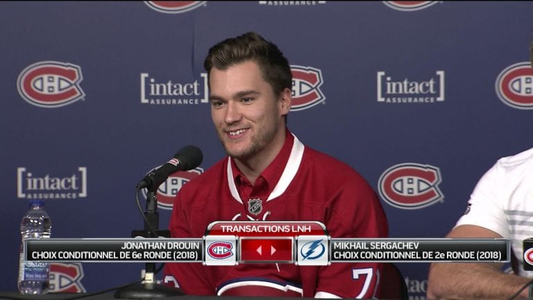 ROSTER UPDATE | Canadiens Sign Forward Jonathan Drouin to Six-Year Deal