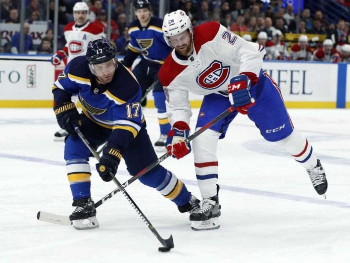 Blues: Good Start But Habs Can't Score