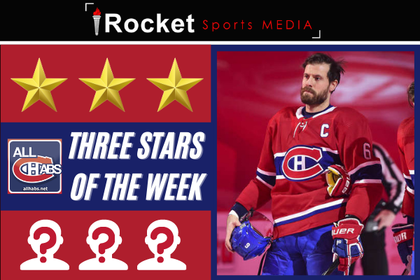 All Habs Three Stars Weber