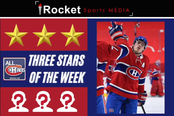 All Habs Three Stars Gallagher