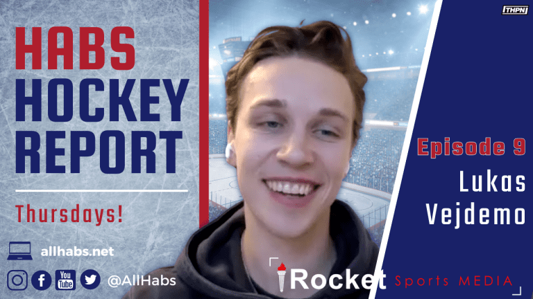 Habs Hockey Report: A Conversation with Lukas Vejdemo | VIDEO